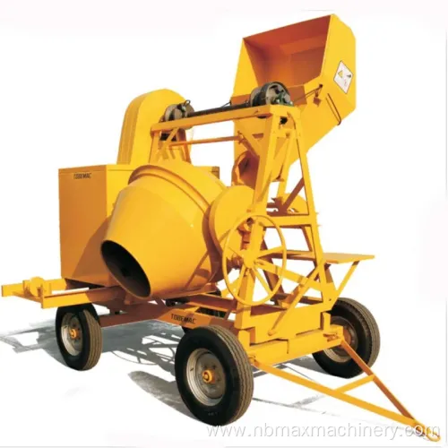 Diesel gasoline Cement Mixer with Winch Concrete Mixer